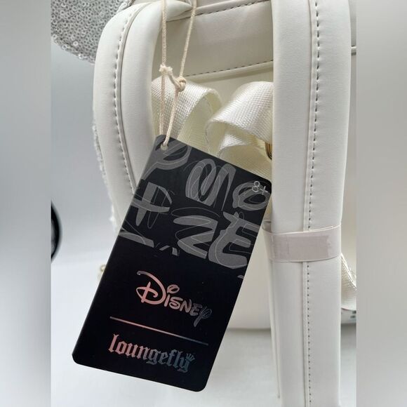 Loungefly Chistmas Mickey Mouse Cosplay Sequin Mini Backpack and Wallet Lot of 2 - Picture 6 of 13